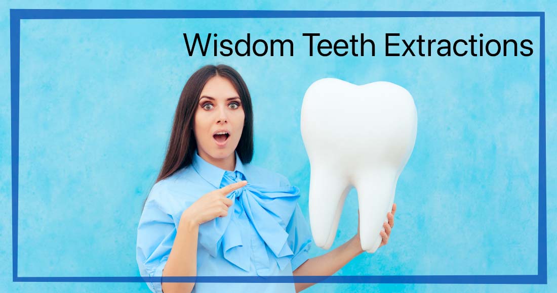 Dentist reviewing an X-ray of impacted wisdom teeth with a patient in McKinney, TX